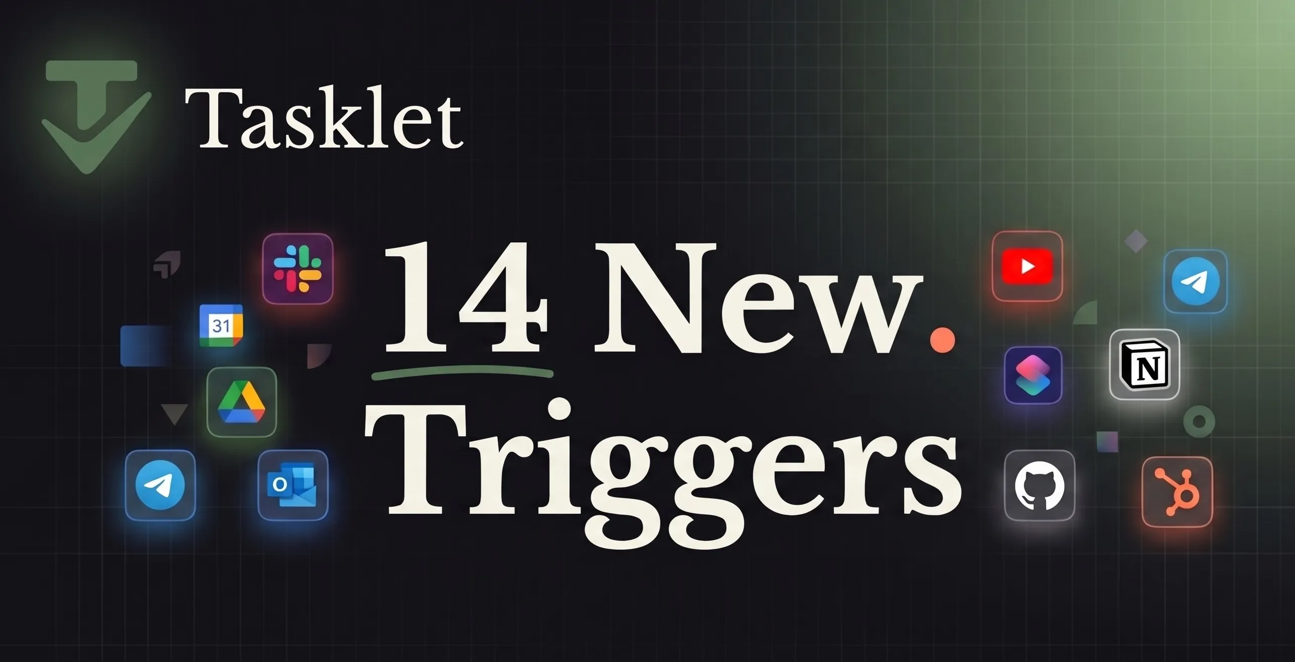 Tasklet triggers launch video thumbnail