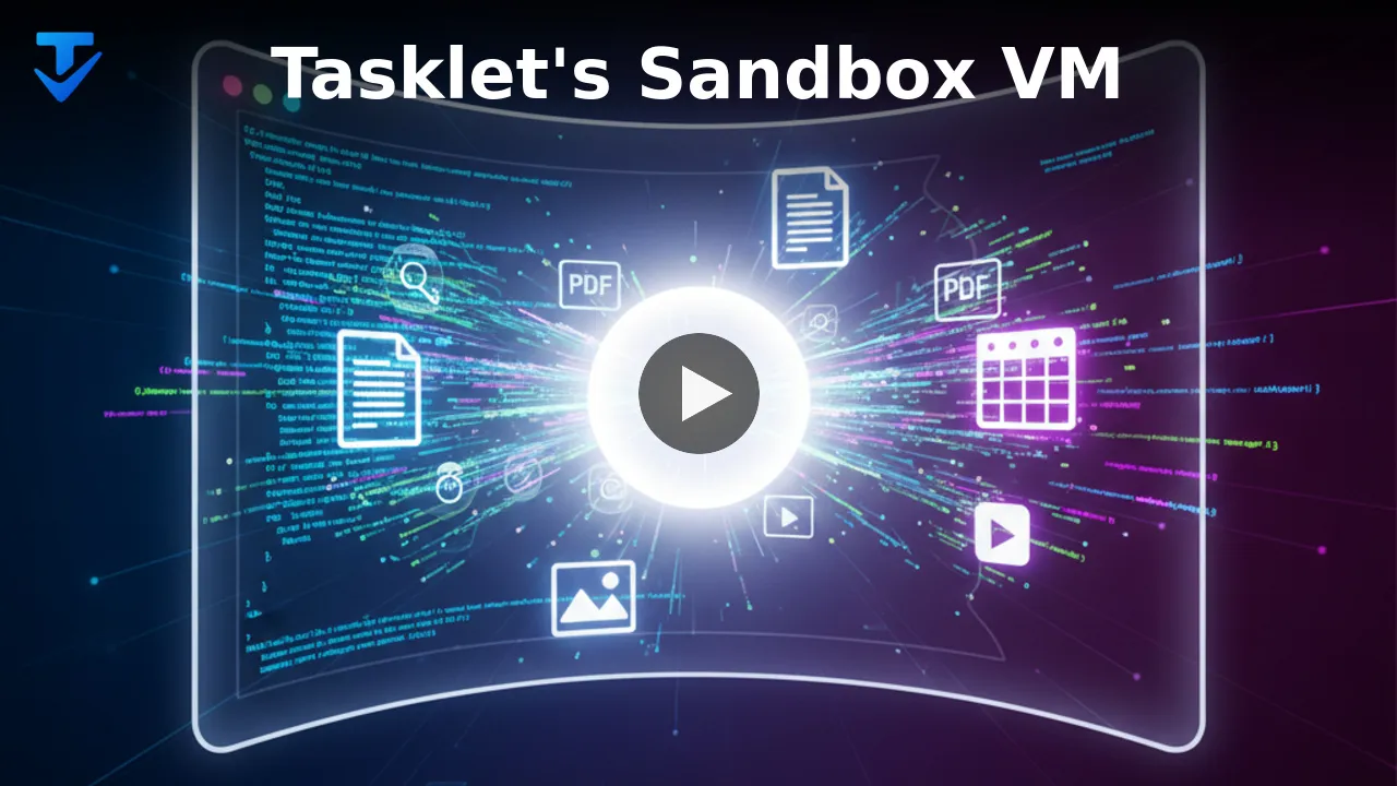 Tasklet sandbox VM launch video thumbnail
